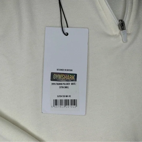NWT White Gym Shark Pippa Training Pullover size XS - Picture 6 of 9